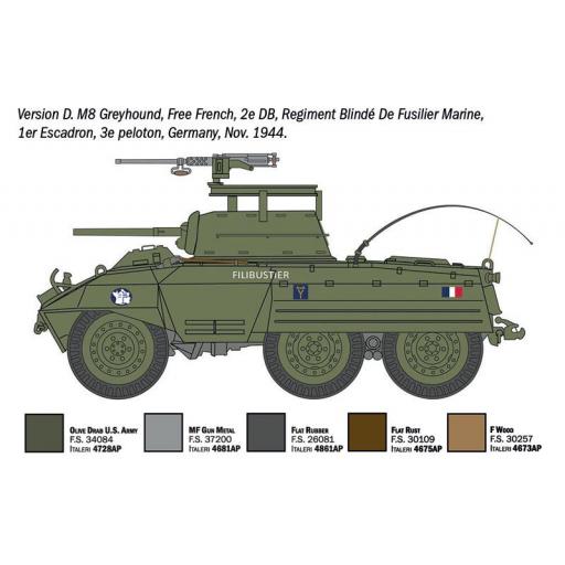 1/72 M8 Greyhound / M20 Armored Utility Car [4]