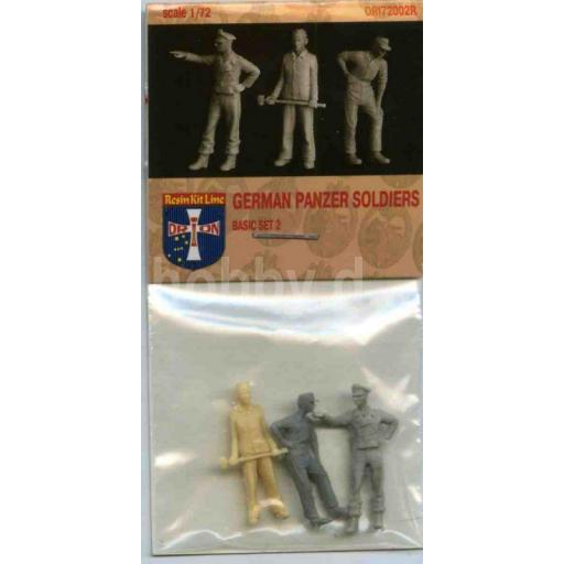 1/72 Soldados Panzer Alemanes 2ªGM Set n.2 (Resina)