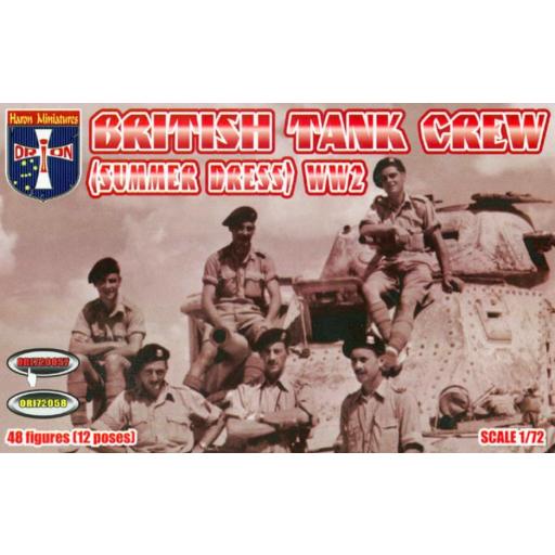 1/72 Tanquistas Británicos 2ªGM - Uniforme IVerano