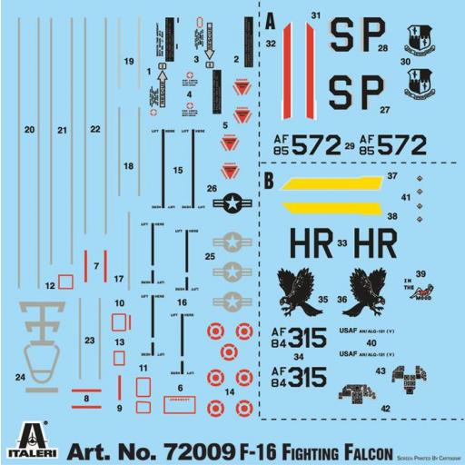 1/72 Model Set - F-16 C/D Night Falcon [2]