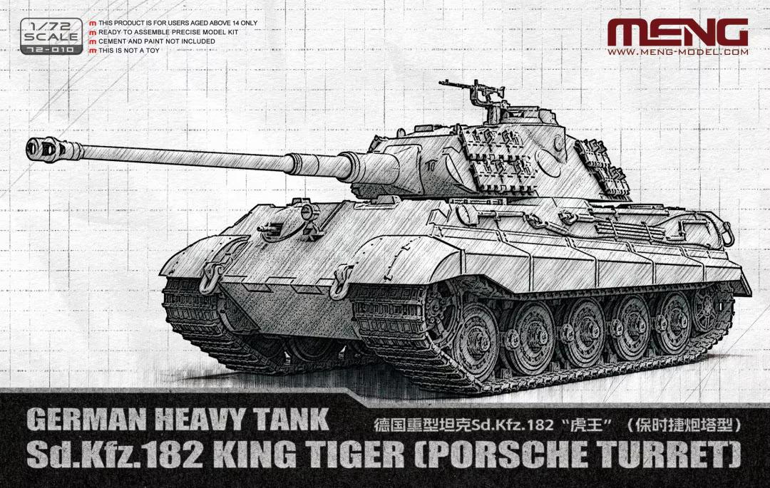 1/72 Sd.Kfz. 182 King Tiger - Porsche Turret
