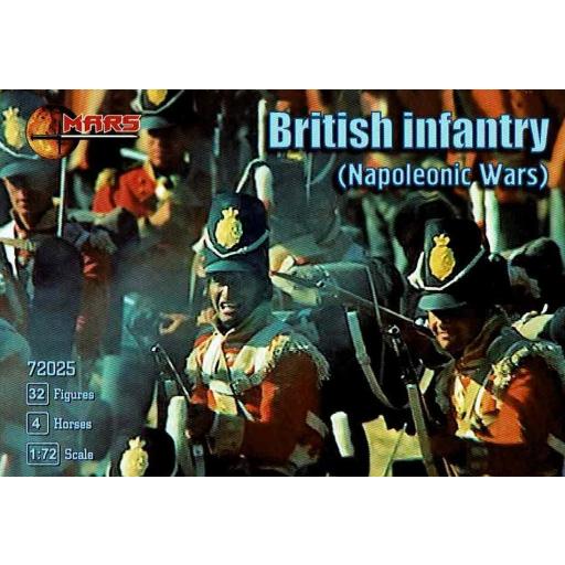 1/72 Infantería Británica. Guerras Napoleonicas