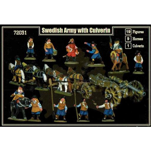 1/72 Ejército Sueco con Culebrina. Guerra de los Treinta Años [1]