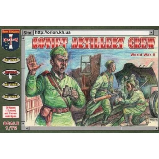 1/72 Artilleros Soviéticos 2ªGM