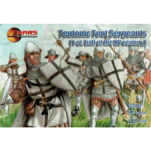 1/72 Sargentos Infantería Teutónicos