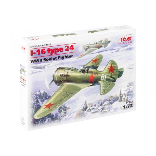 1/72 I-16 type 24 WWII Soviet Fighter                 