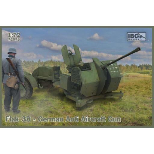 1/72 Flak 38 German Anti Tank Gun (x2 Und)