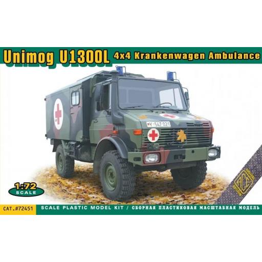 1/72 Unimog U1300L 2t 4x4 Ambulancia