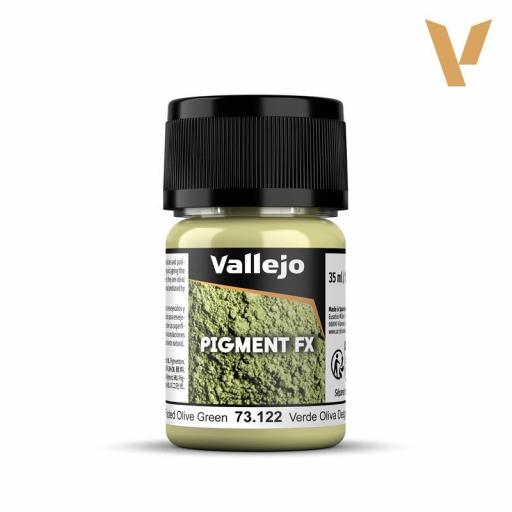 Pigmentos  35 ml. Verde Oliva Desgastado - Faded Olive Green