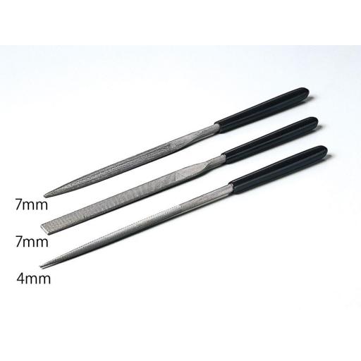 Juego Básico 3 Limas TAMIYA (doble corte mediano) [0]