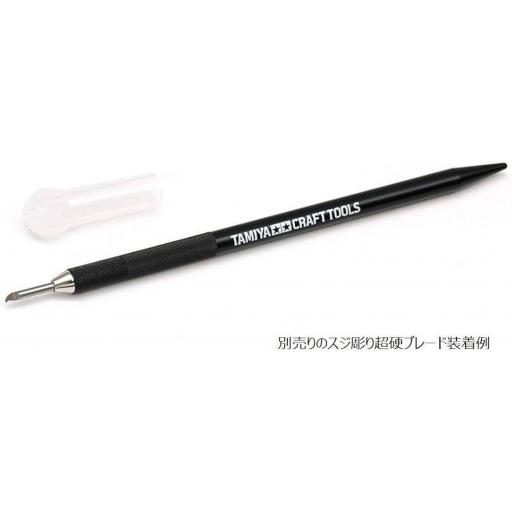 Mango para cuchillas de panelado Tamiya "Engraving Blade Holder" [1]