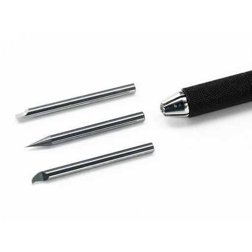 Mango para cuchillas de panelado Tamiya "Engraving Blade Holder" [2]