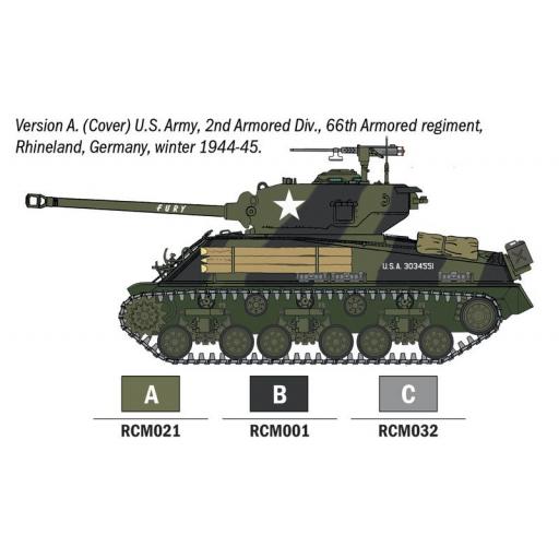 1/56 Sherman M4A3E8 Fury (Starter Set) [3]