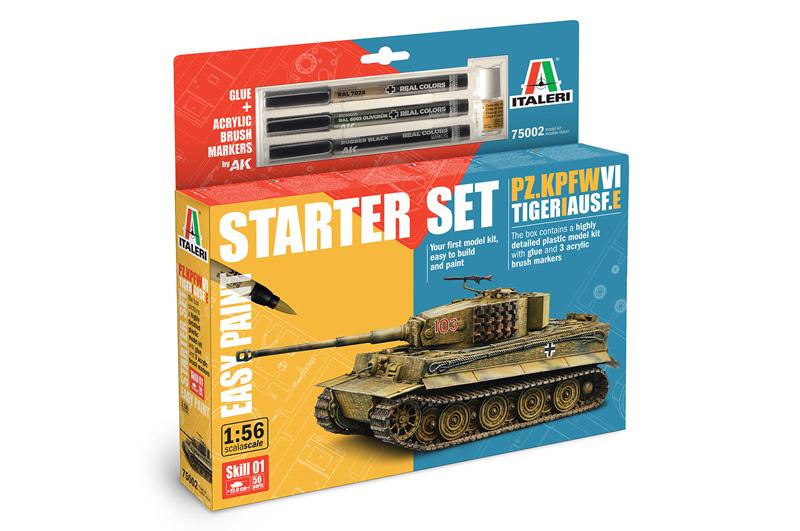 1/56 Panzer VI - Tiger I Ausf. E (Starter Set)