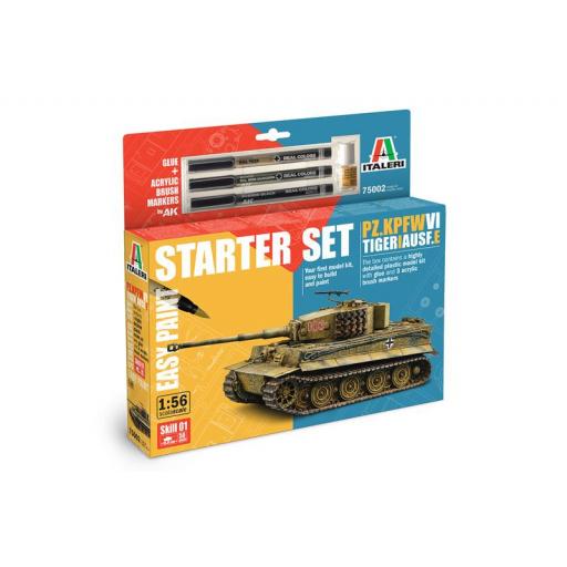 1/56 Panzer VI - Tiger I Ausf. E (Starter Set) [0]