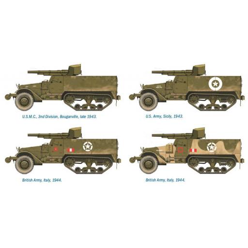 1/72 M3 75mm Gun Motor Carriage (2 unids) [1]