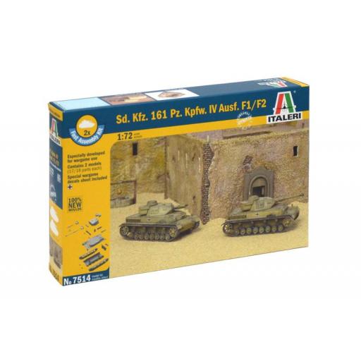 1/72 Sd.Kfz. 161 Panzer IV Ausf. F1/F2 (2 unids)