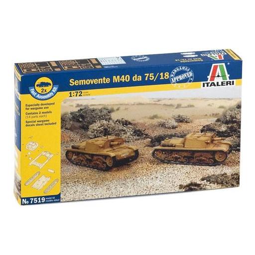 1/72 Semovente M40 da 75/18 (2 unids)