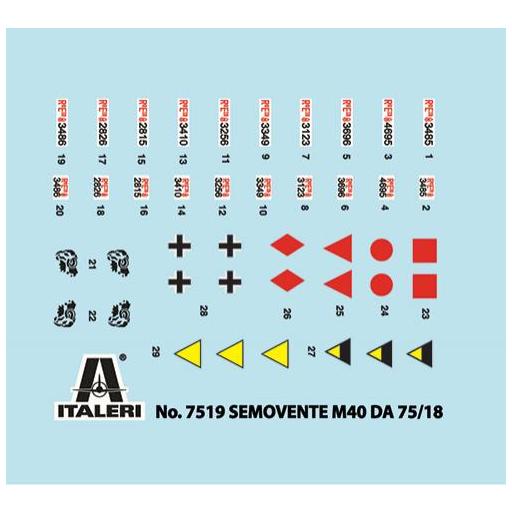 1/72 Semovente M40 da 75/18 (2 unids) [1]