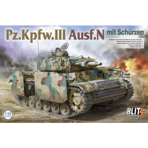 1/35 Panzer III Ausf. N c/schürzen