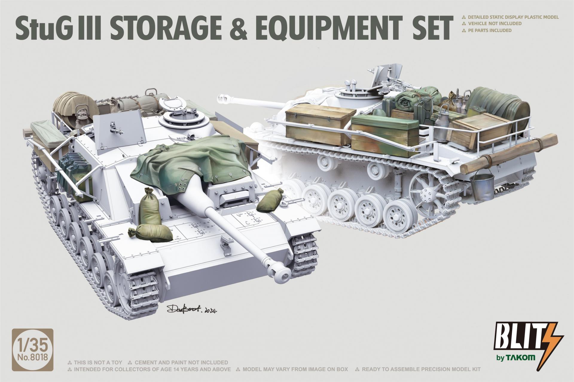 1/35 Set equipamiento para StuG III