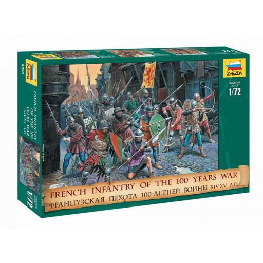 1/72 Infantería Francesa. Guerra de los 100 años