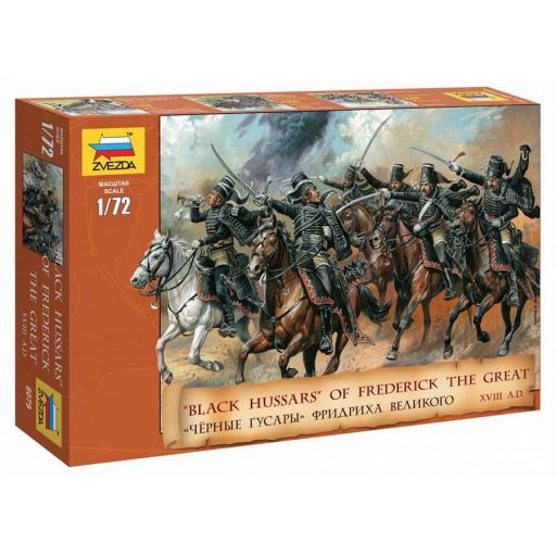 1/72 Húsares Negros de Federico el Grande (S.XVIII)