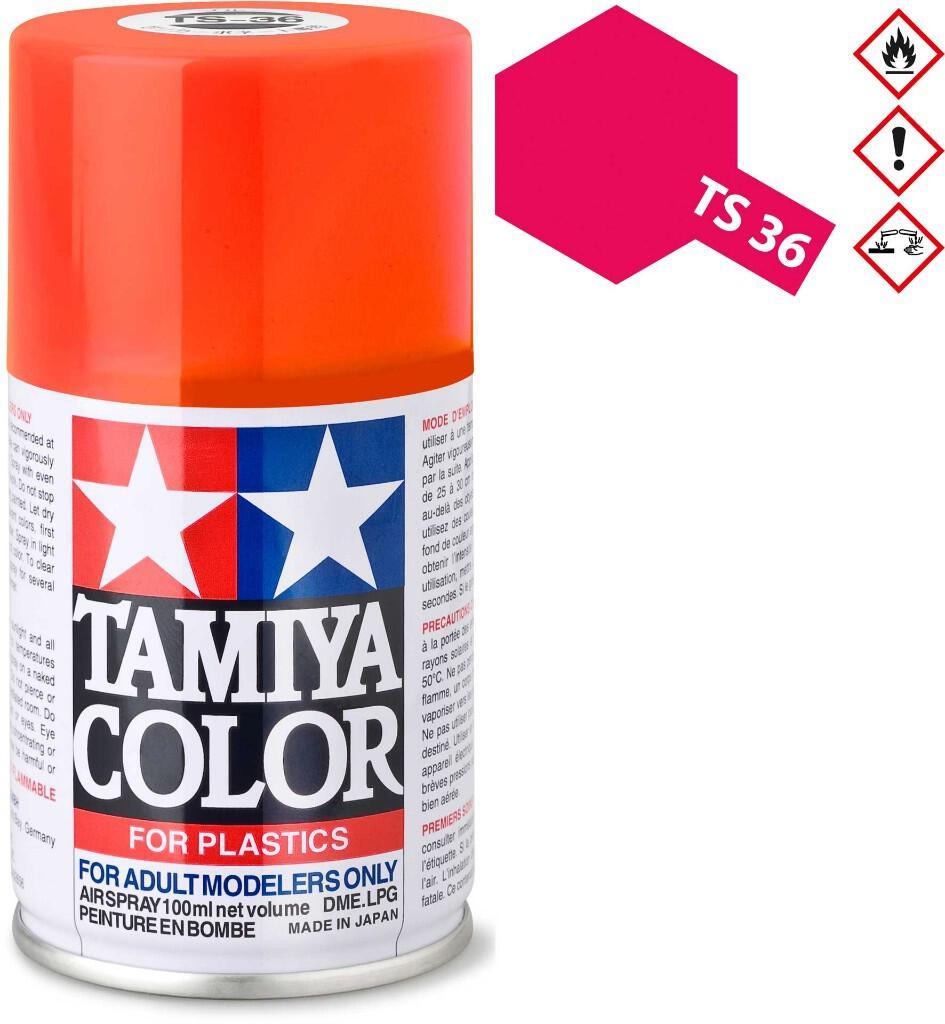 Spray Pintura TS-36 Rojo Fluorescente