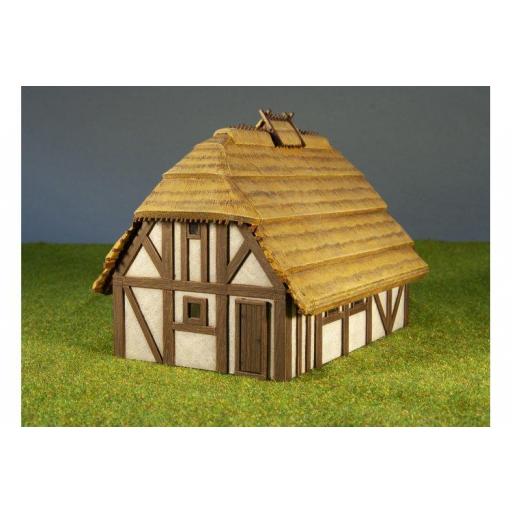1/72 Casa de Campo con techo de paja [1]