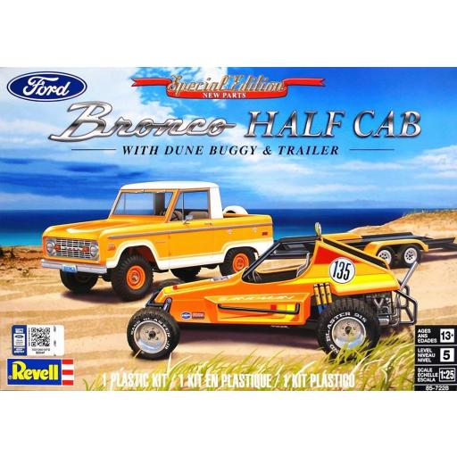 1/24 Ford Bronco Half Cab c/Buggy & Trailer