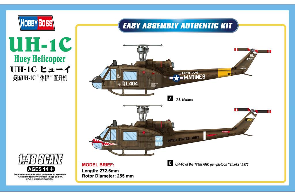 1/48 Helicóptero UH-1C Huey