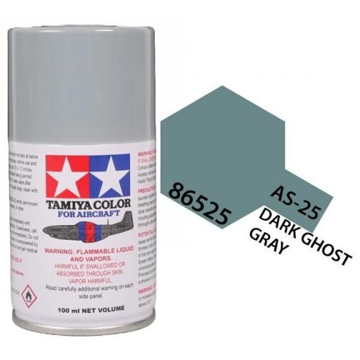 Spray Pintura AS-25 Gris Fantasma Oscuro - Dark Ghost Grey [0]