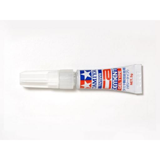  Pegamento Cianocrilato Gel en tubo 3 gr. Tamiya 