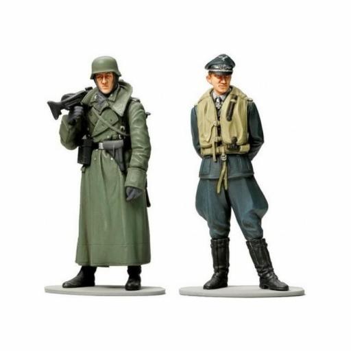 1/35 Soldado Alemán con Ametralladora y Piloto Luftwaffe [1]