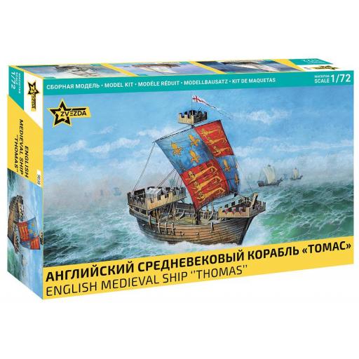 1/72 Barco Medieval Inglés "Thomas"