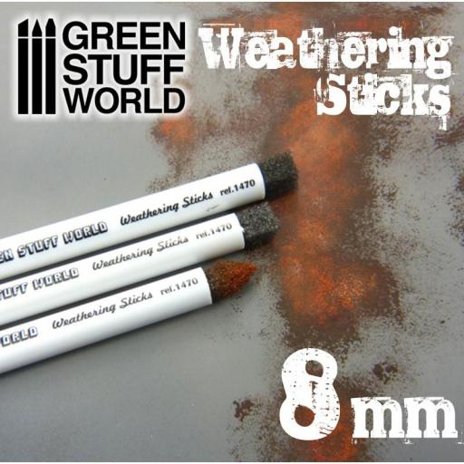 Pincel Weathering 8mm (3 unidades)