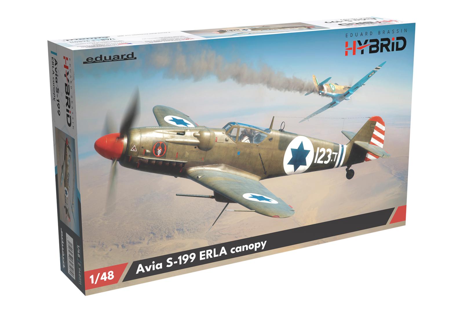 1/48 Avia S-199 ERLA canopy (Hybrid Edition)