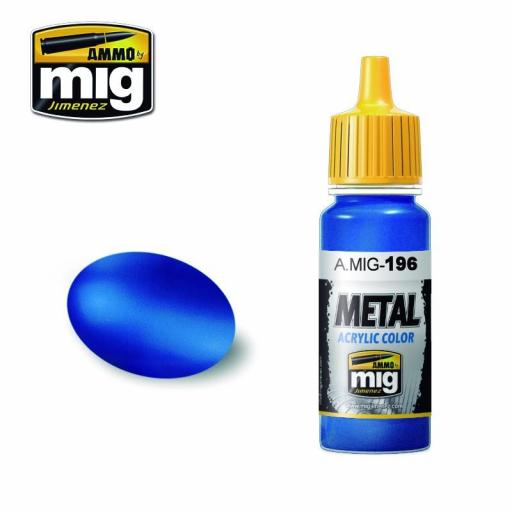 Ojiva Azul Metalizado Acrílico Metálico [0]