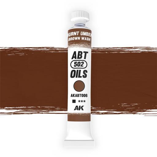 Burnt Umber Oleo (Brown Wash)