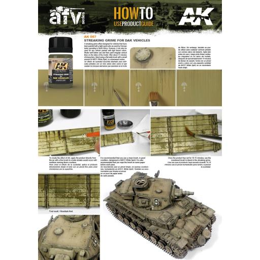 Efecto Suciedad Escurrida Vehículos Afrika Korps AK-067 [1]
