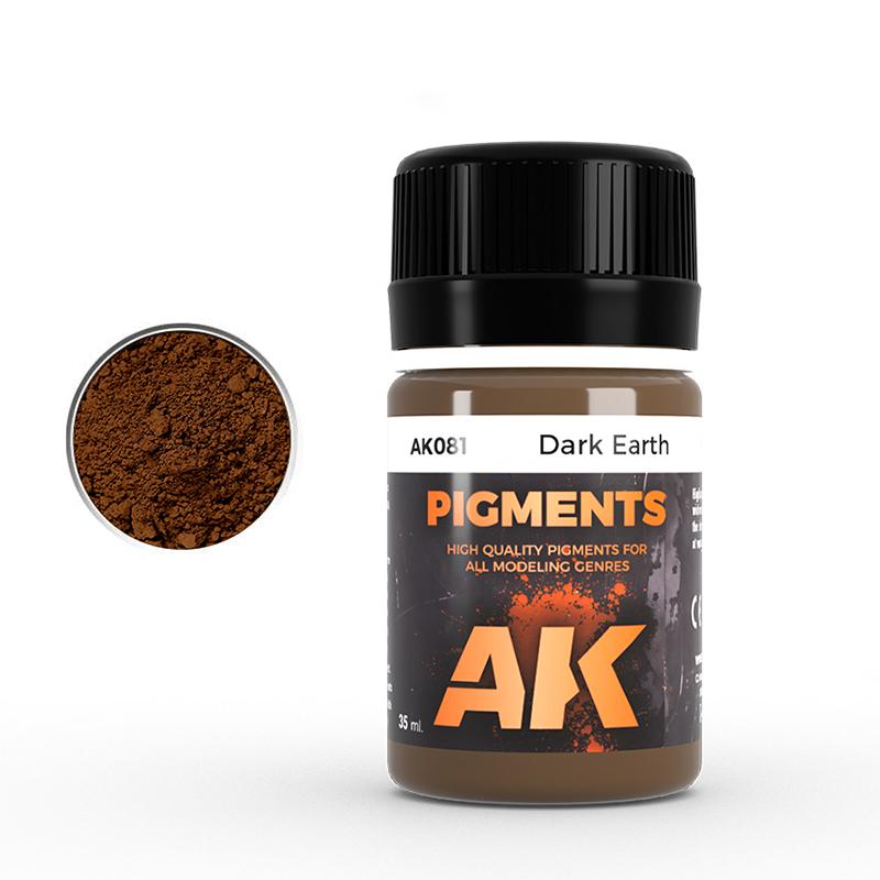 Pigmento Tierra Oscura AK 35 ml.