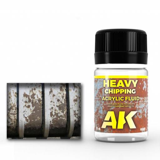 Fluido Acrílico Desconchones - Heavy Chipping AK-089 [0]