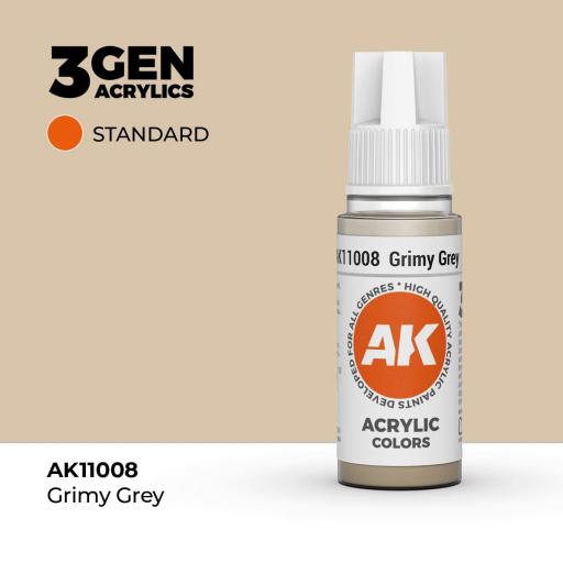Pintura 3Gen - AK11008 Grimy Grey 17ml