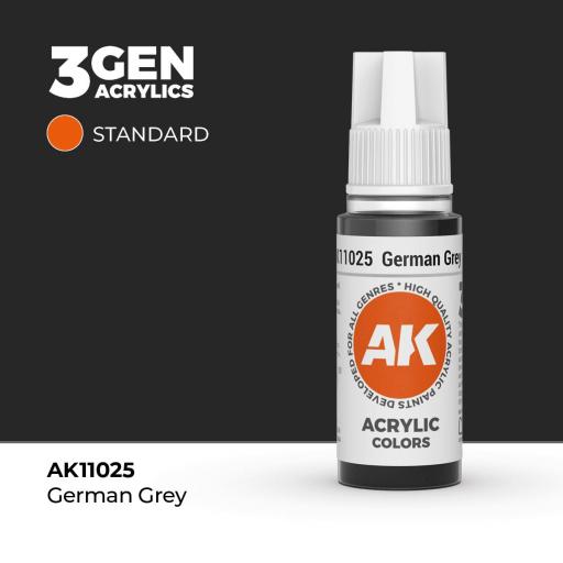 Pintura 3Gen - AK11025 German Grey 17ml [0]