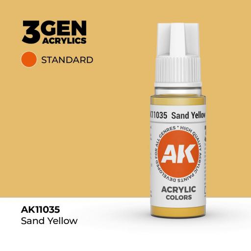 Pintura 3Gen - AK11035 Sand Yellow 17ml