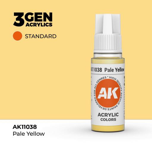 Pintura 3Gen - AK11038 Pale Yellow 17ml