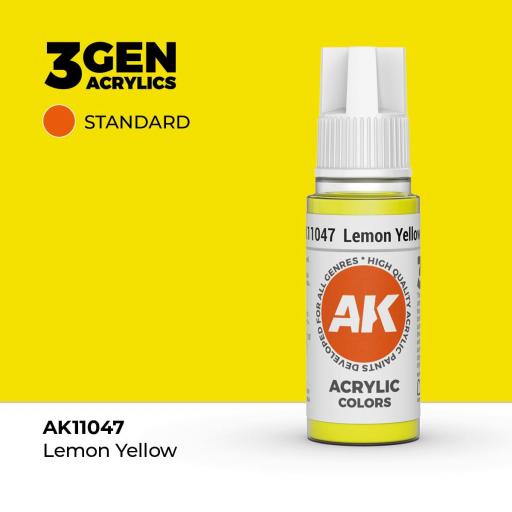 Pintura 3Gen - AK11047 Lemon Yellow 17ml