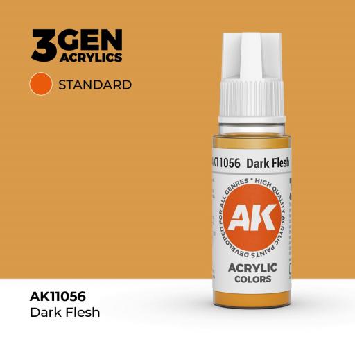 Pintura 3Gen - AK11056 Dark Flesh 17ml