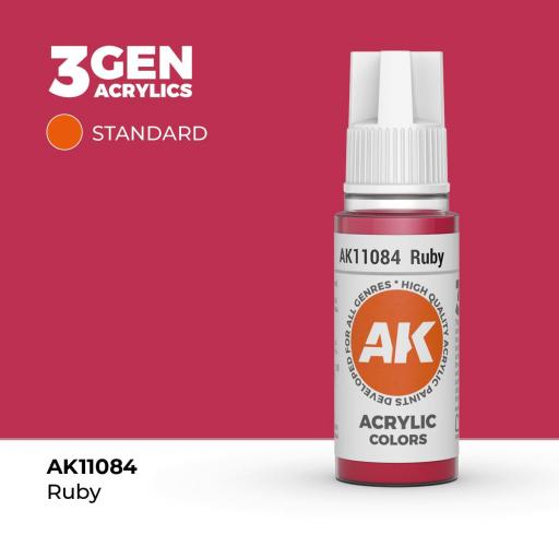 Pintura 3Gen - AK11084 Ruby 17ml
