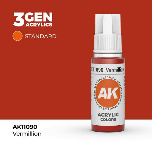 Pintura 3Gen - AK11090 Vermillion 17ml